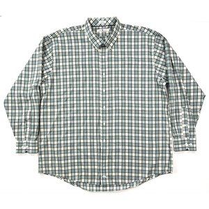 Onward Reserve Mens XL Performance Shirt Plaid Classic Fit Button Down Non Iron